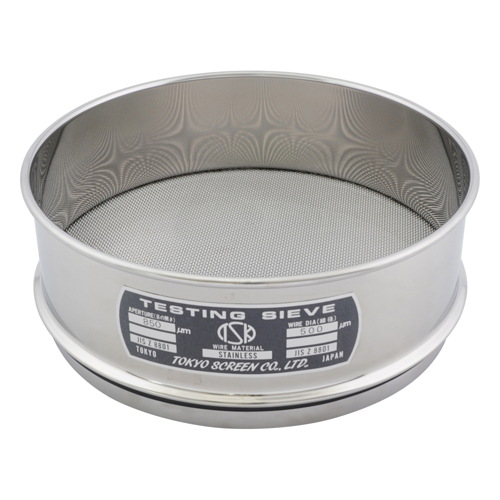 SUS試験用ふるい φ200×60 目開き850μm JTS-200-60-30