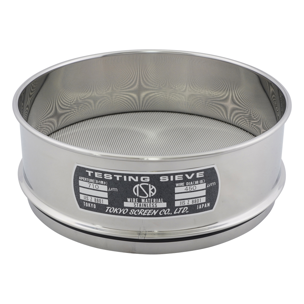 SUS試験用ふるい φ200×60 目開き710μm JTS-200-60-31