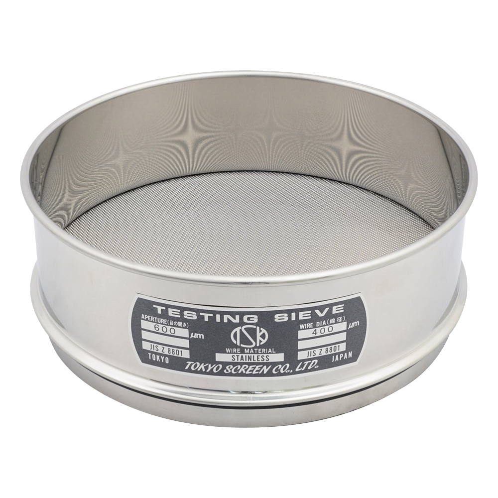 SUS試験用ふるい φ200×60 目開き600μm JTS-200-60-32