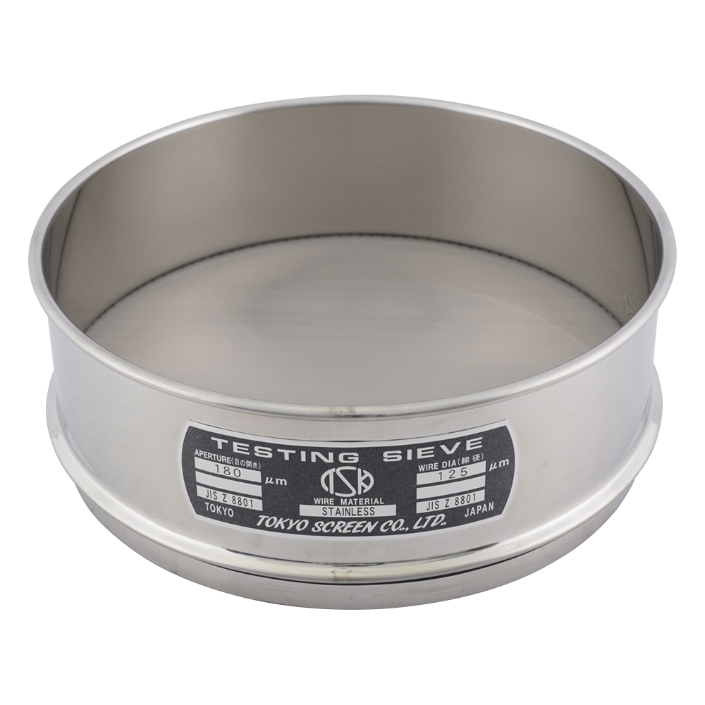 SUS試験用ふるい φ200×60 目開き180μm JTS-200-60-39