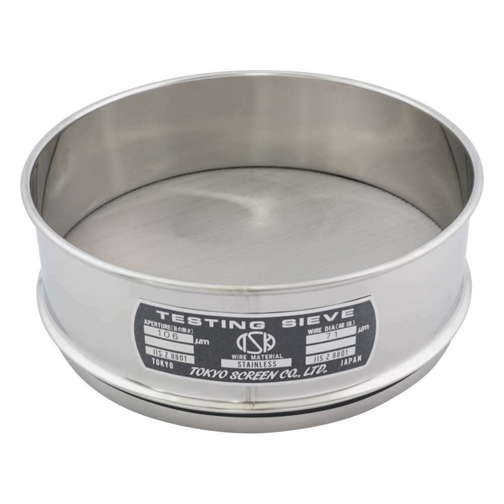 SUS試験用ふるい φ200×60 目開き106μm JTS-200-60-43