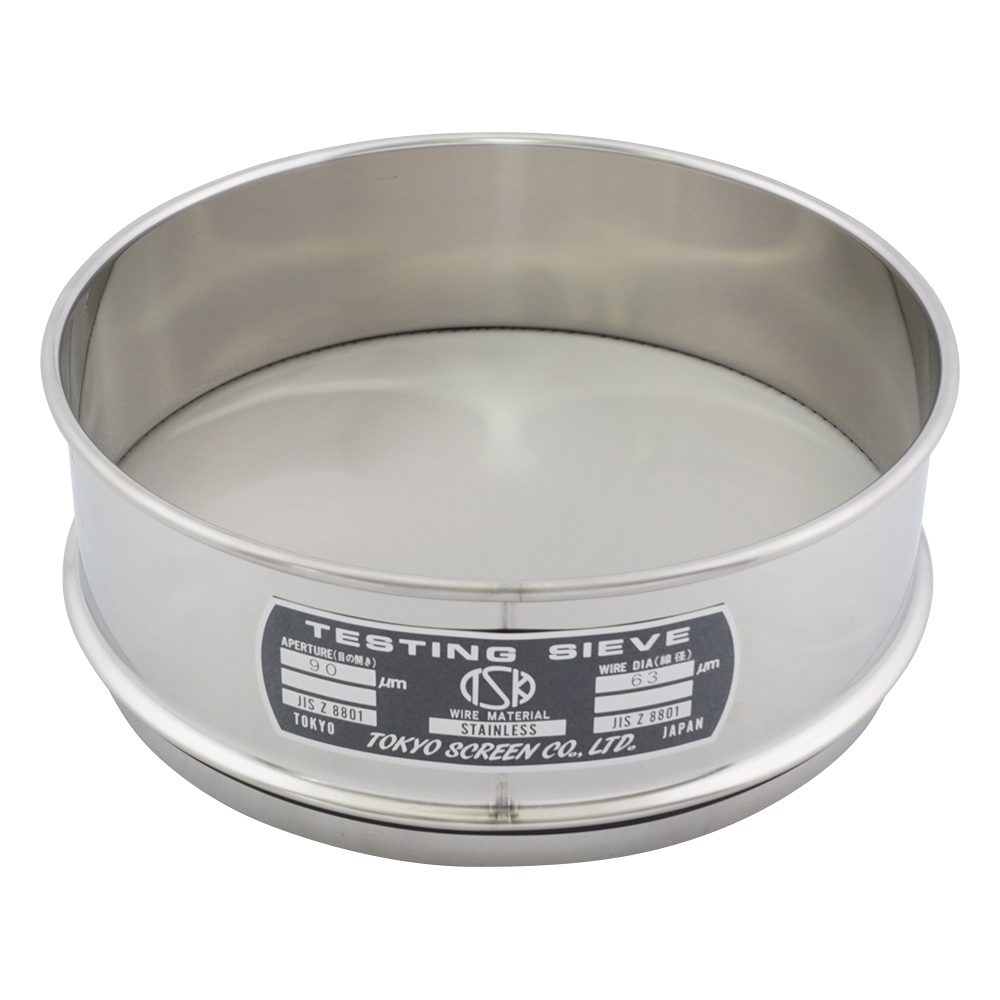 SUS試験用ふるい φ200×60 目開き90μm JTS-200-60-45