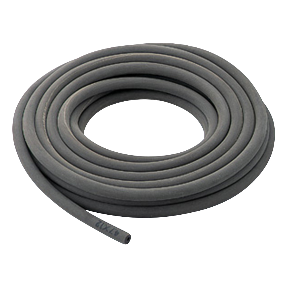 排気用（真空用）ゴム管（布巻きフイニッシュ加工） 天然ゴム 12×20