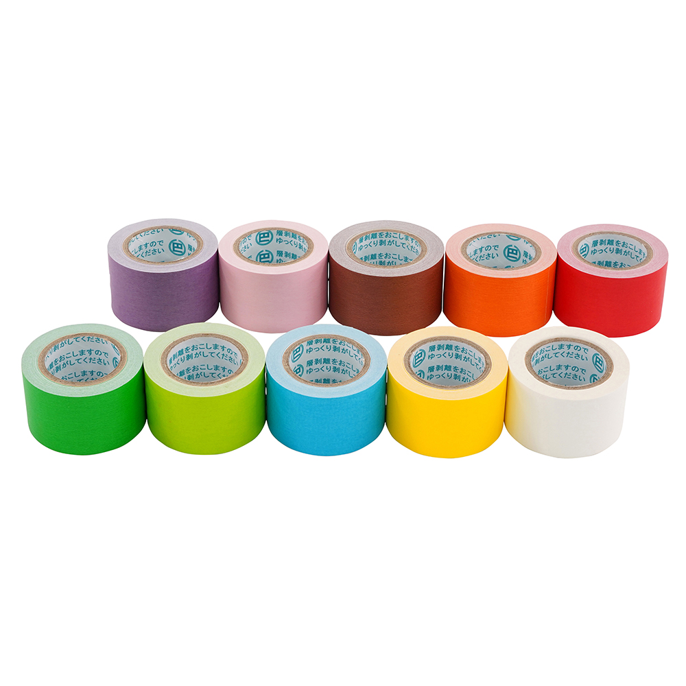 補充用テープ 25mm×5m 10色セット 1セット（10巻入） K-25