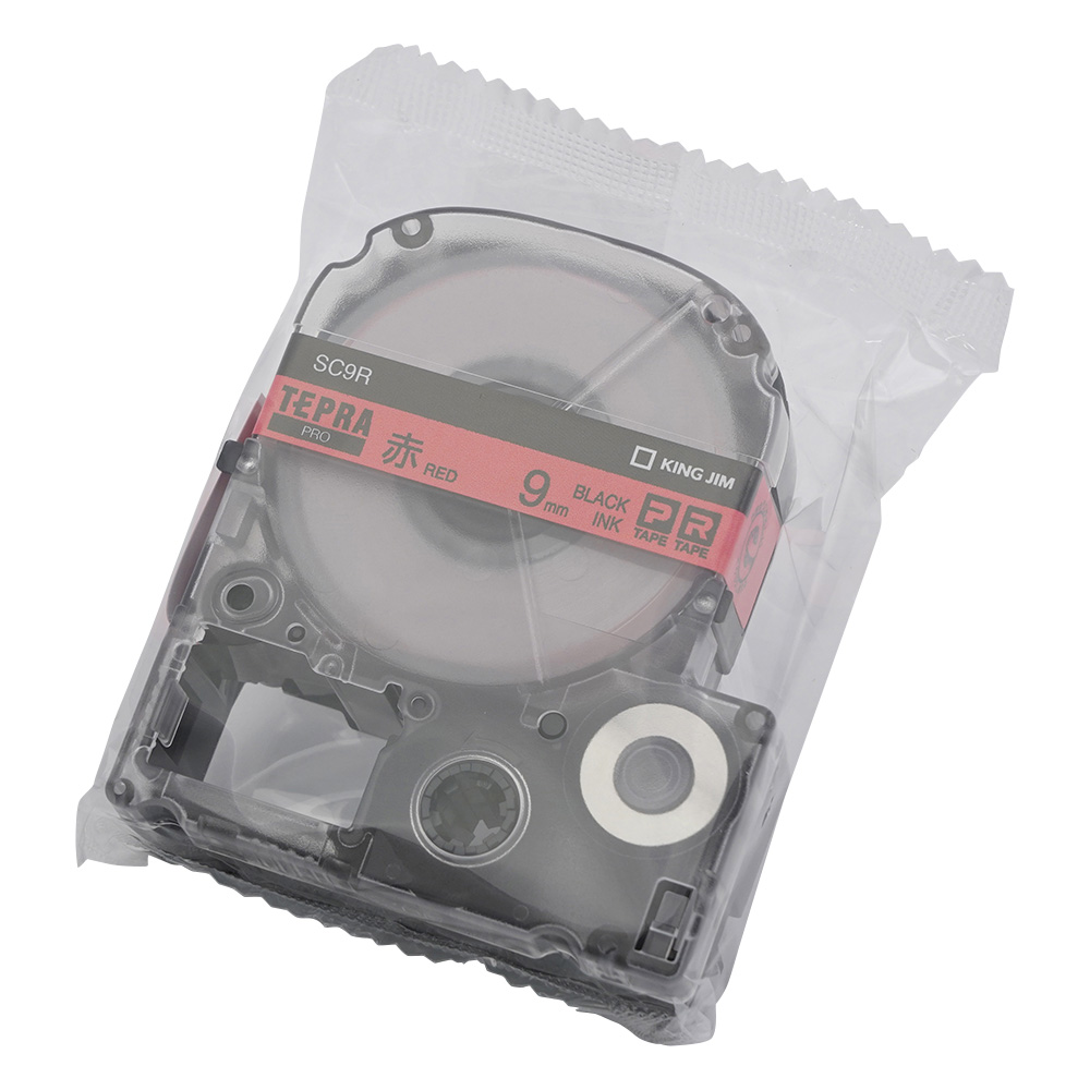 テプラ専用 テープカートリッジ レッド SC9R