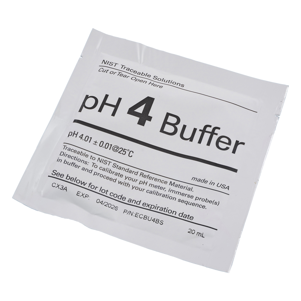 ラコムテスター用オプション（校正液） pH4 20mL×5パック ECBU4BS