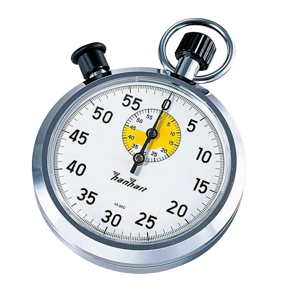 ストップウォッチ 60分計 1周60秒 122-6401-00