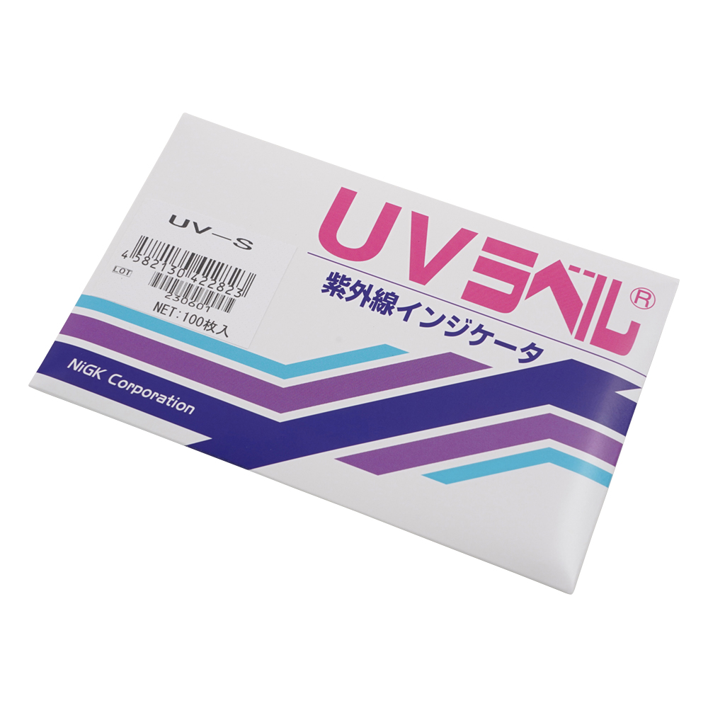 UVラベル（R）（不可逆/紫外線検知） 100枚入 UV-S