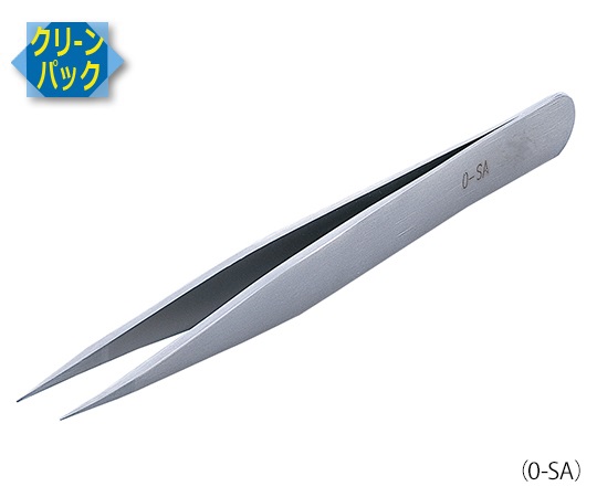 MEISTER ピンセット SA（耐酸鋼）製 クリーンパック No.0 0-SA