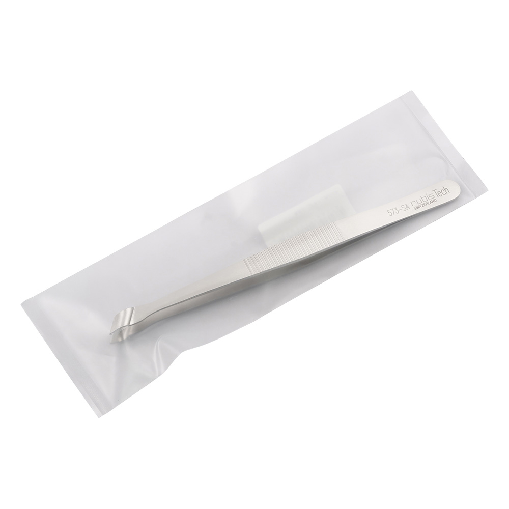 特殊作業用ピンセット 丸筒 耐酸鋼 573