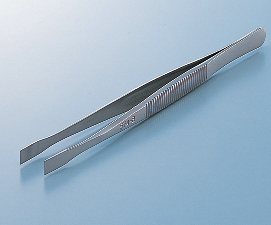 特殊作業用ピンセット 扁平 耐酸鋼 574B