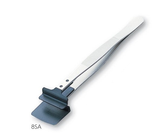 ファイバーチップピンセット ウェハー用 幅広 PEEK 8SA