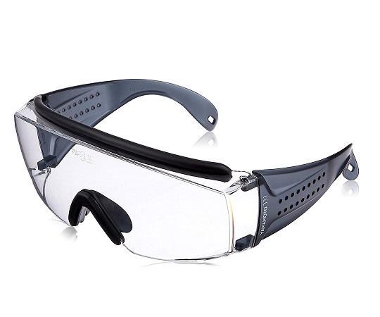 JIS安全メガネ No.331PET-AF（防曇加工レンズ・大型タイプ）