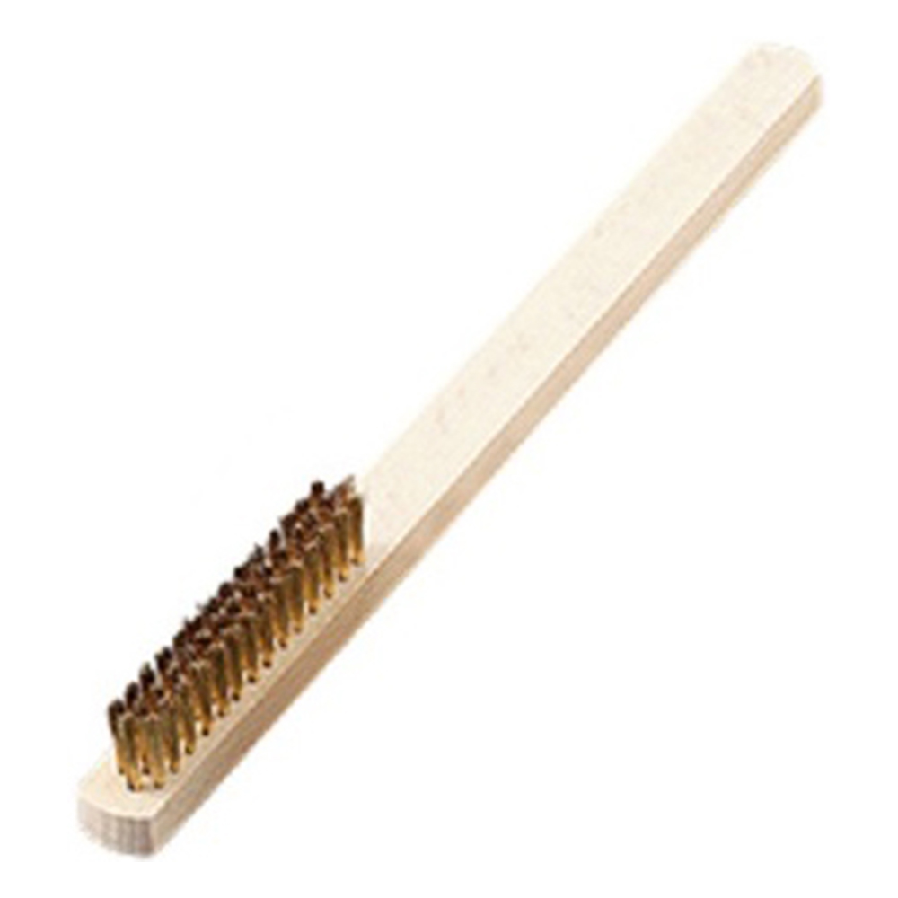 真鍮ブラシ（スタンダード型） φ0.14×16mm 機械植 3行