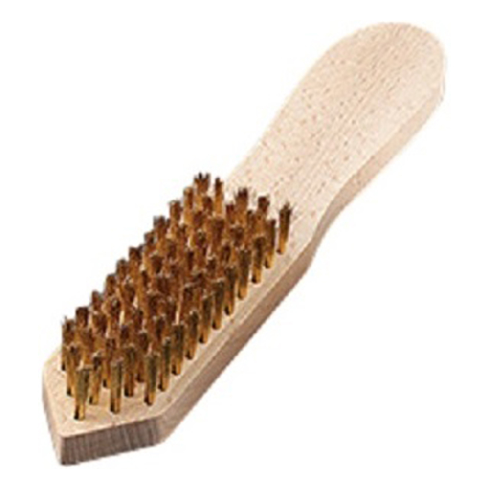 真鍮ブラシ（スタンダード型） φ0.14×18mm 機械植 剣型