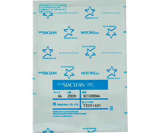 無塵紙ニュースタクリン 1箱（250枚×10冊入）SC75RBA4