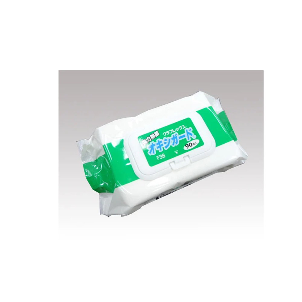オキシガード 業務用対物除菌ウェットワイパー コンパクトタイプ 90枚入 F-38