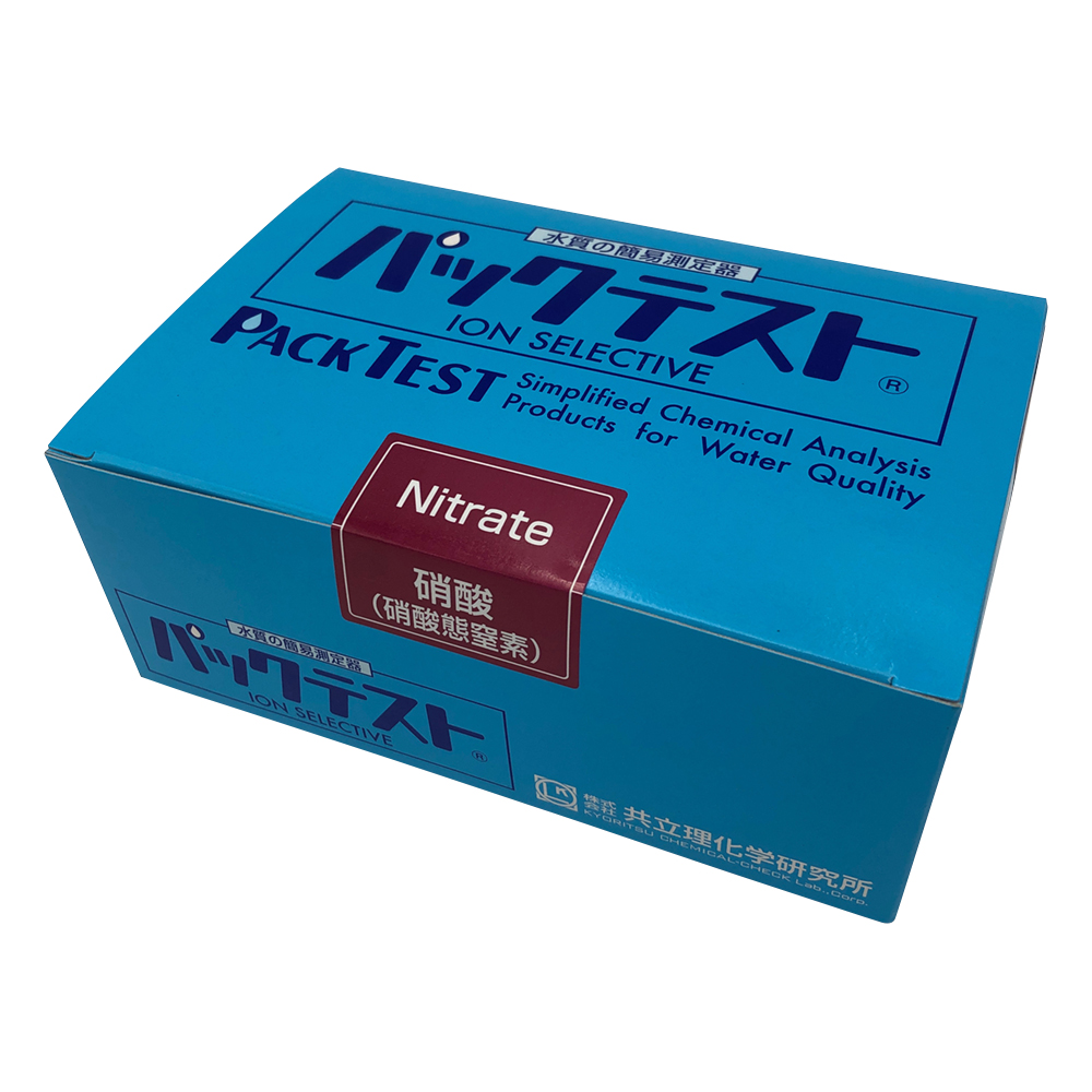 パックテスト （簡易水質検査器具） 硝酸・硝酸態窒素 1箱（5本×10袋入） WAK-NO3