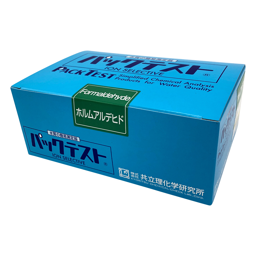 パックテスト （簡易水質検査器具） ホルムアルデヒド 1箱（5本×8袋入） WAK-FOR