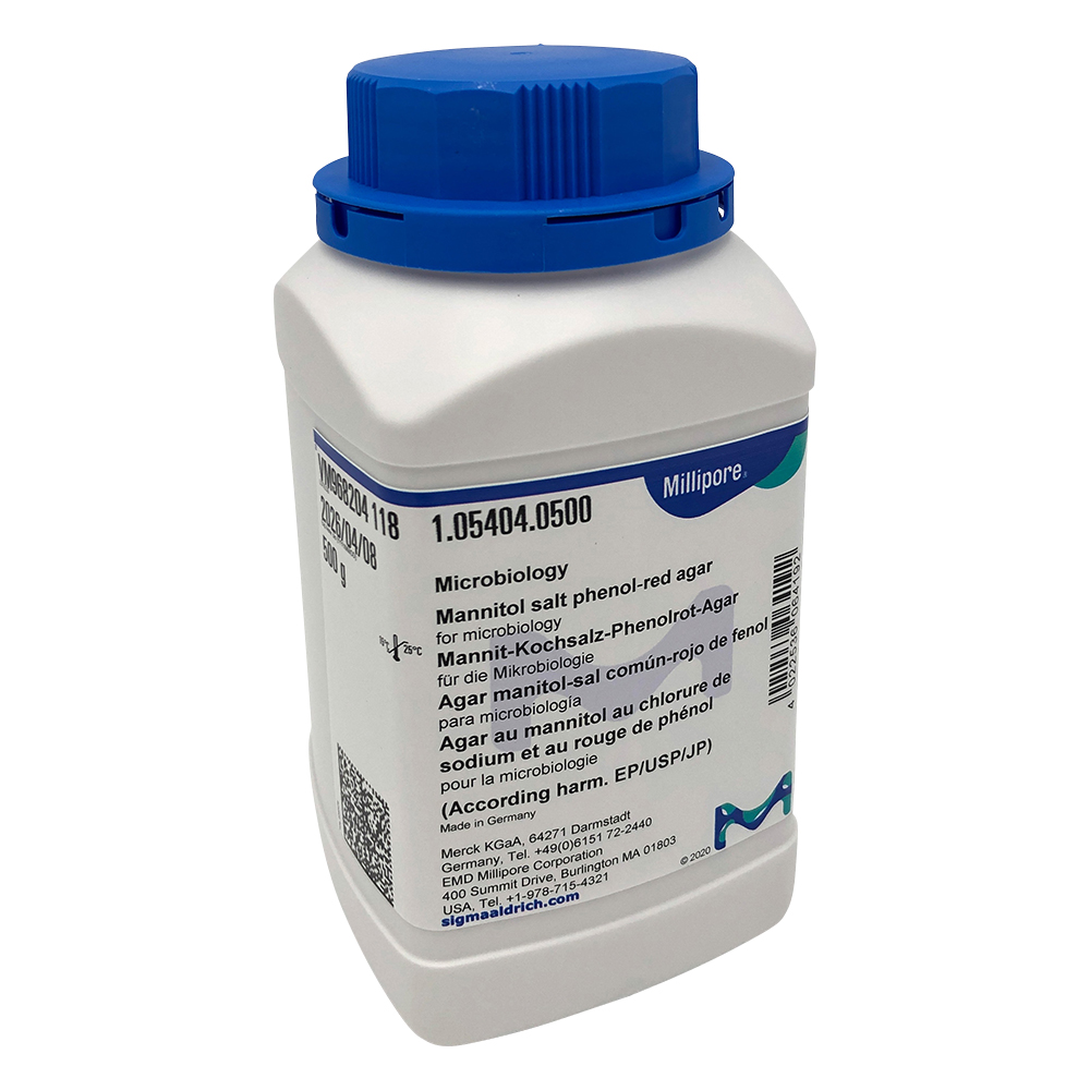 粉末培地 （マンニット食塩寒天） 500g 1.05404.0500