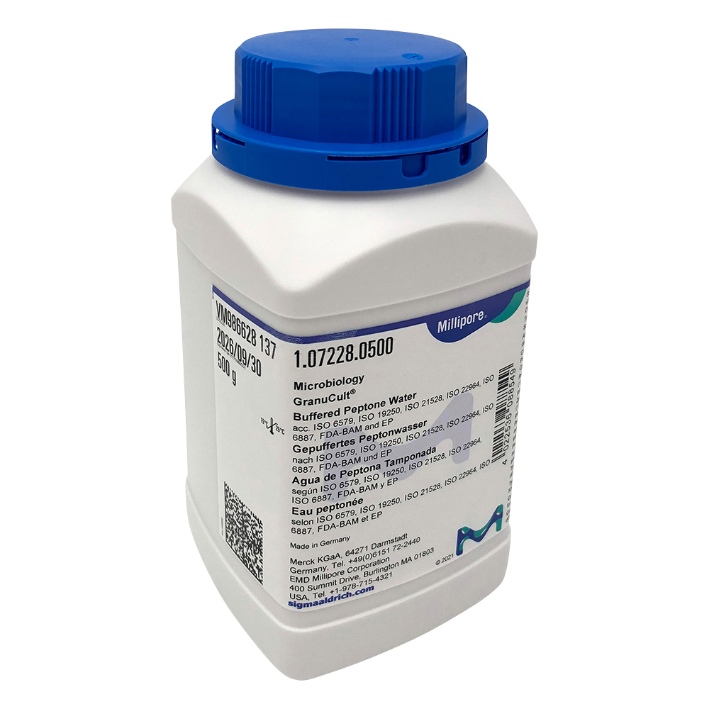 粉末培地 （緩衝ペプトン水） 500g 1.07228.0500