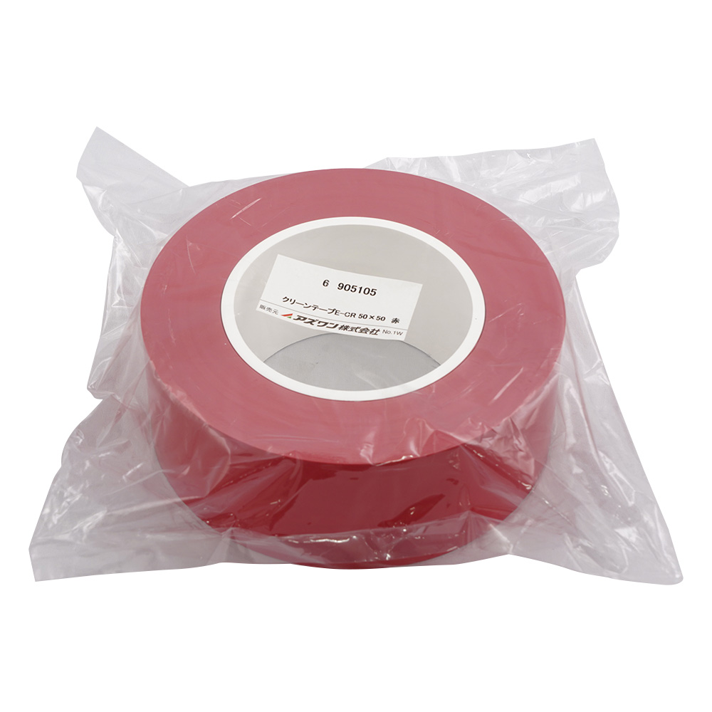 クリーンテープ50mm×50m赤 E-CR