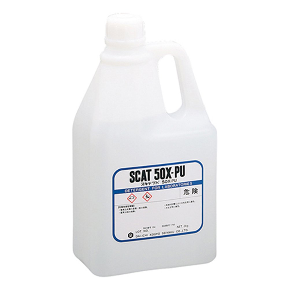液体洗浄剤 スキャット（R） アルカリ性・無リン・低泡性 2kg 50X-PU