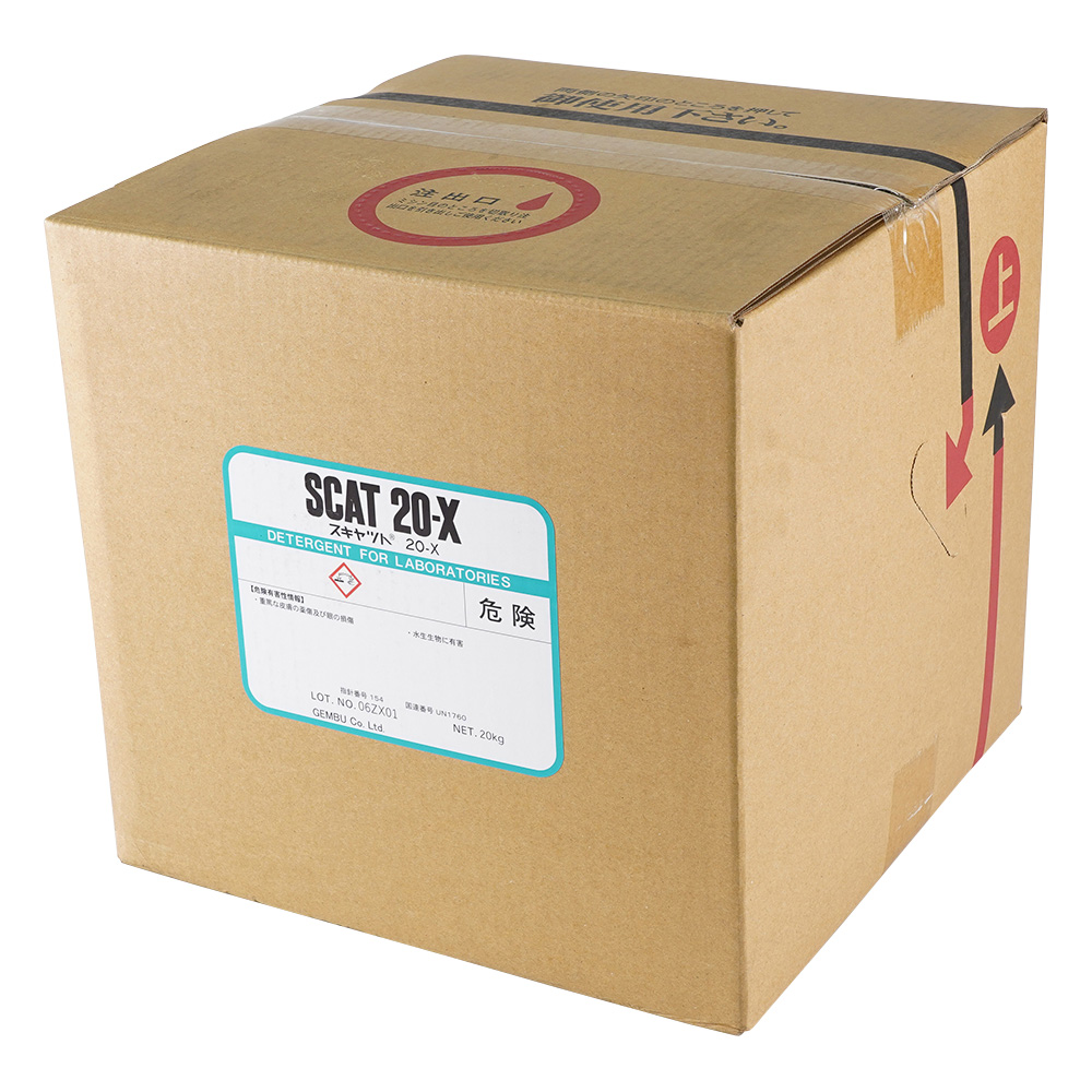 液体洗浄剤 スキャット（R） アルカリ性 20kg 20X