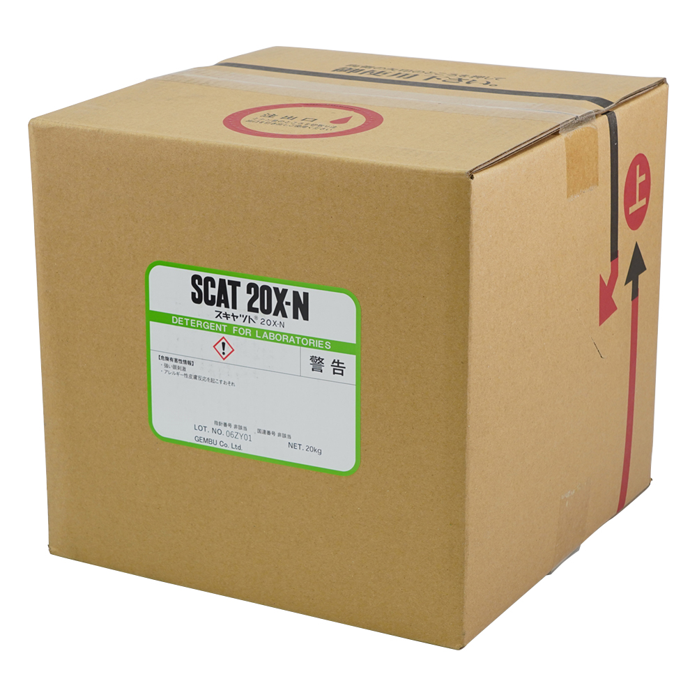 液体洗浄剤 スキャット（R） 中性・無リン 20kg 20X-N