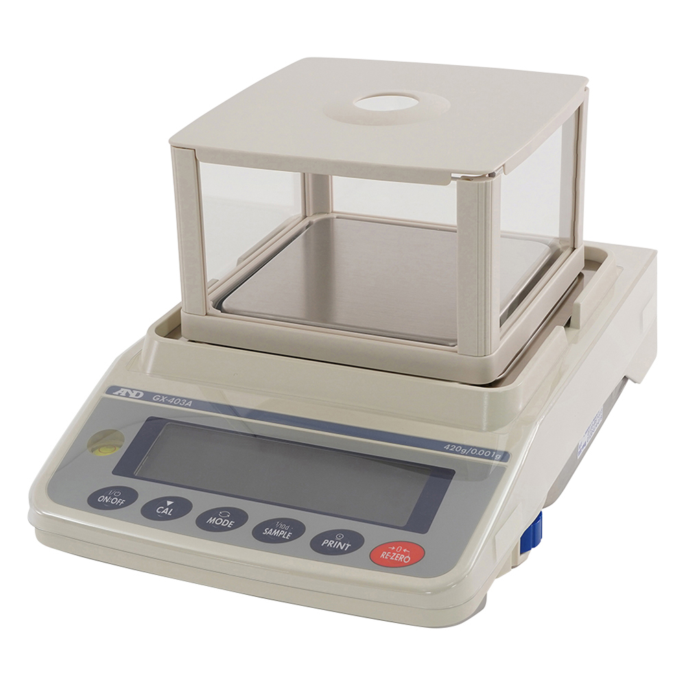校正分銅内蔵精密電子天秤 GX-403A