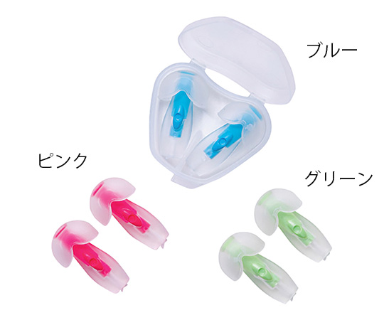 クオリネ 聴覚保護具 グリーン 2個入 QUALINE-MG