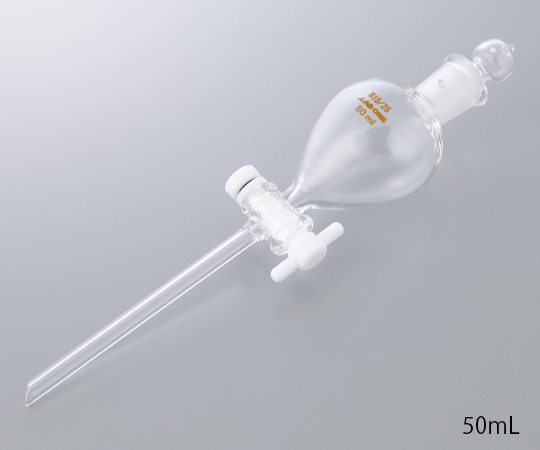 丸型分液ロート テフロン（R）プラグ付 250mL