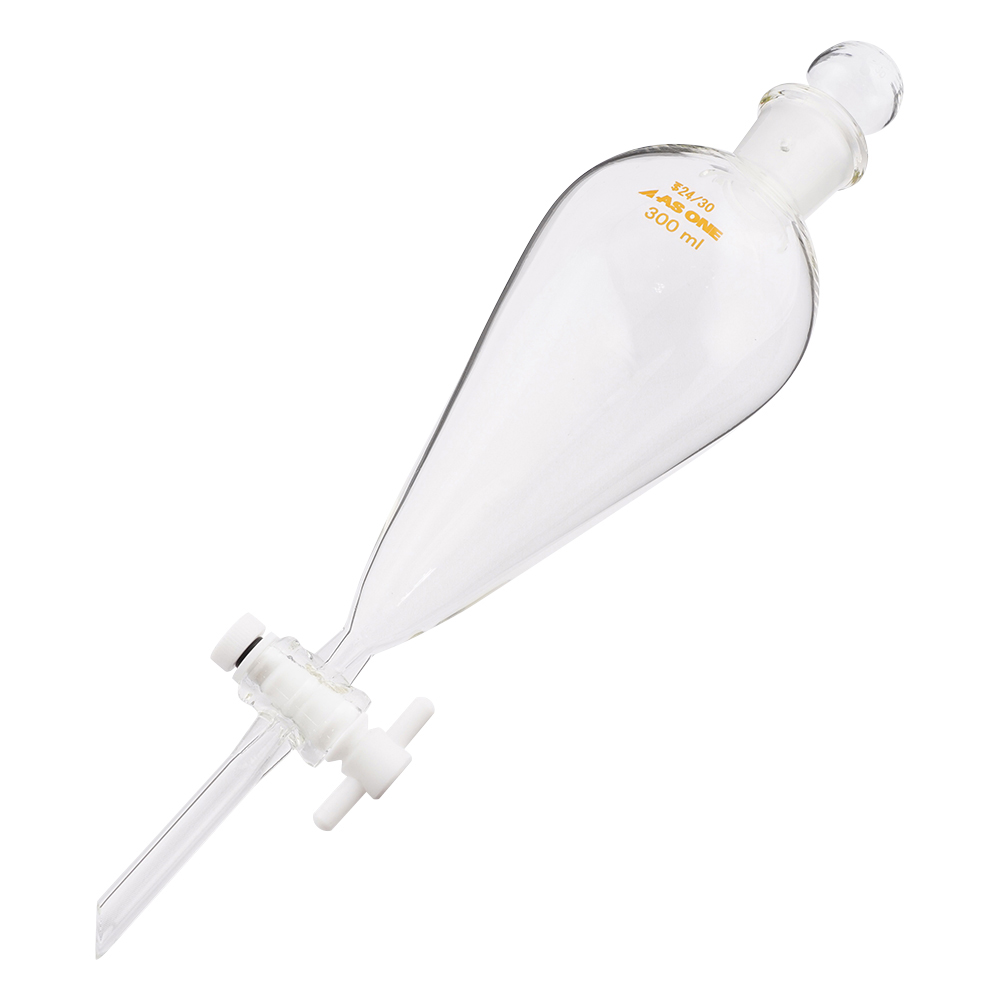 スキーブ型分液ロート テフロン（R）プラグ付 300mL