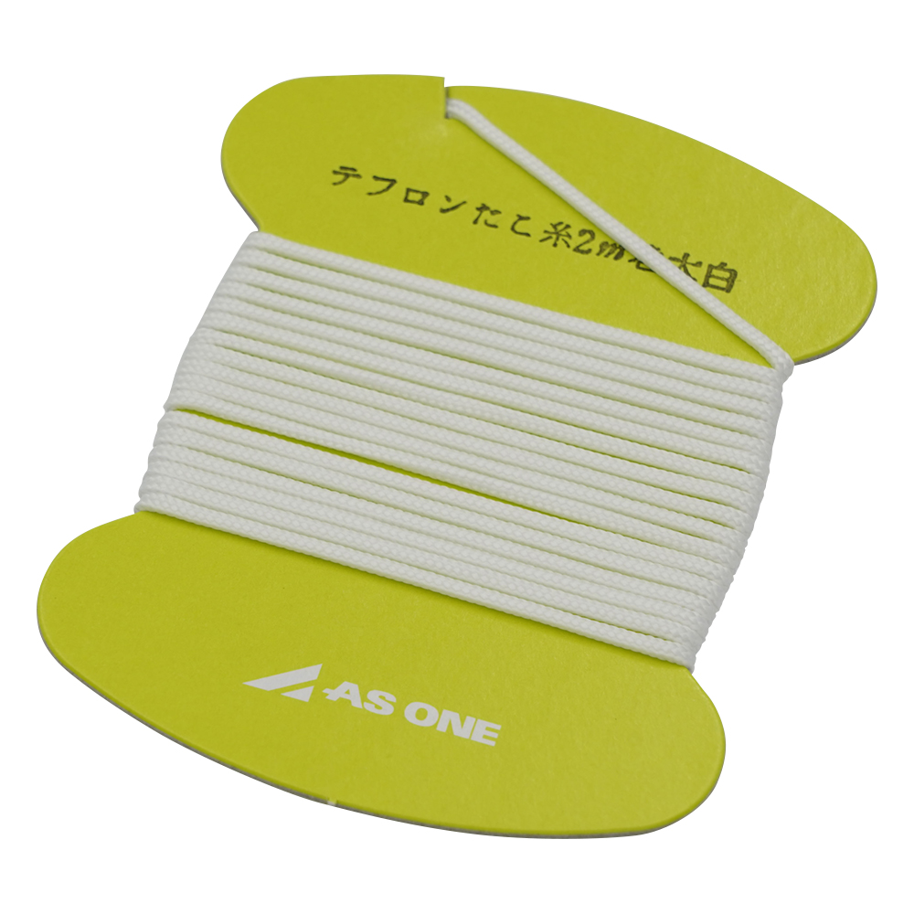 キングフッ素樹脂たこ糸 2m巻太 白