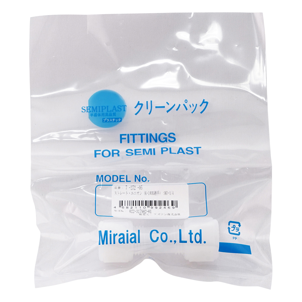 ストレート・ユニオン（K-LOCK継手） SKU-1/4