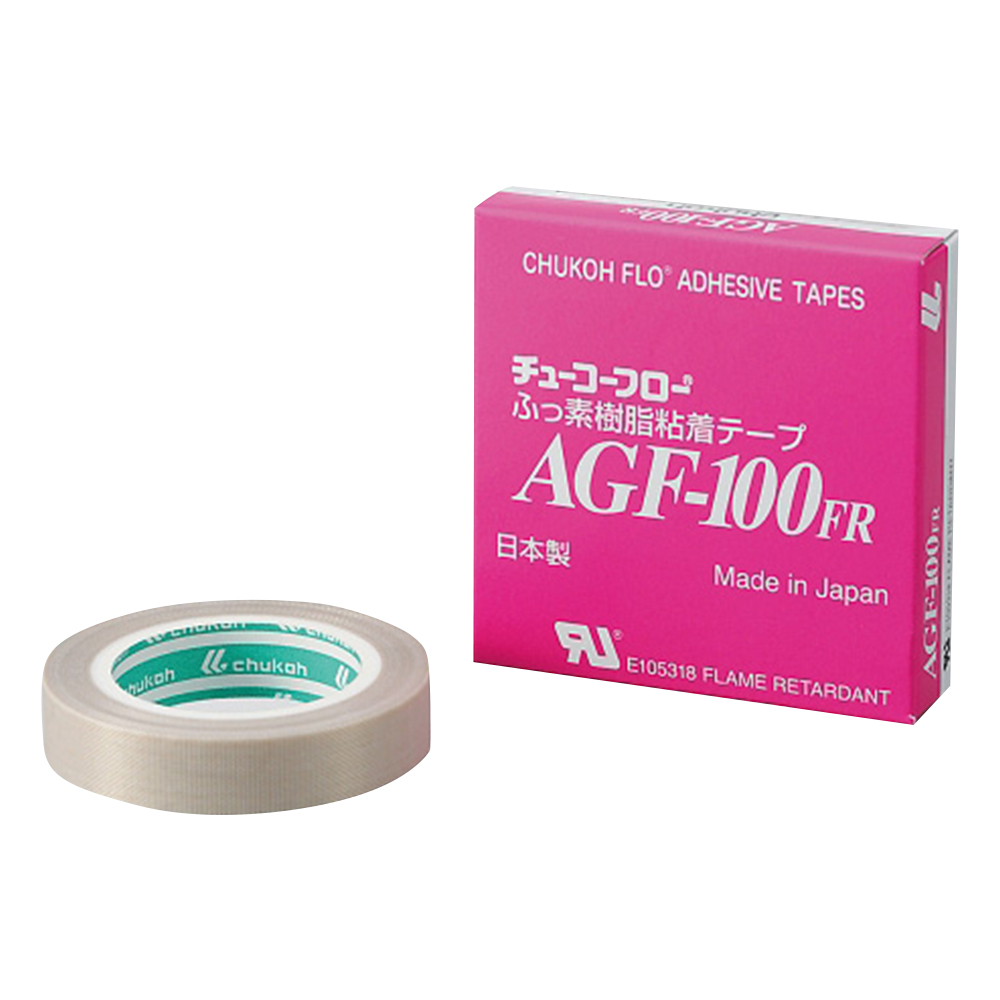 チューコーフロー（R）フロログラス粘着テープ AGF-100FR 0.13×38mm×10m