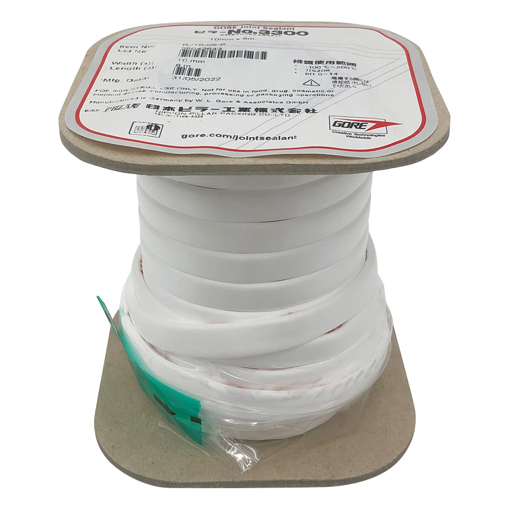 ePTFEガスケット（PTFE製） RJ10-08