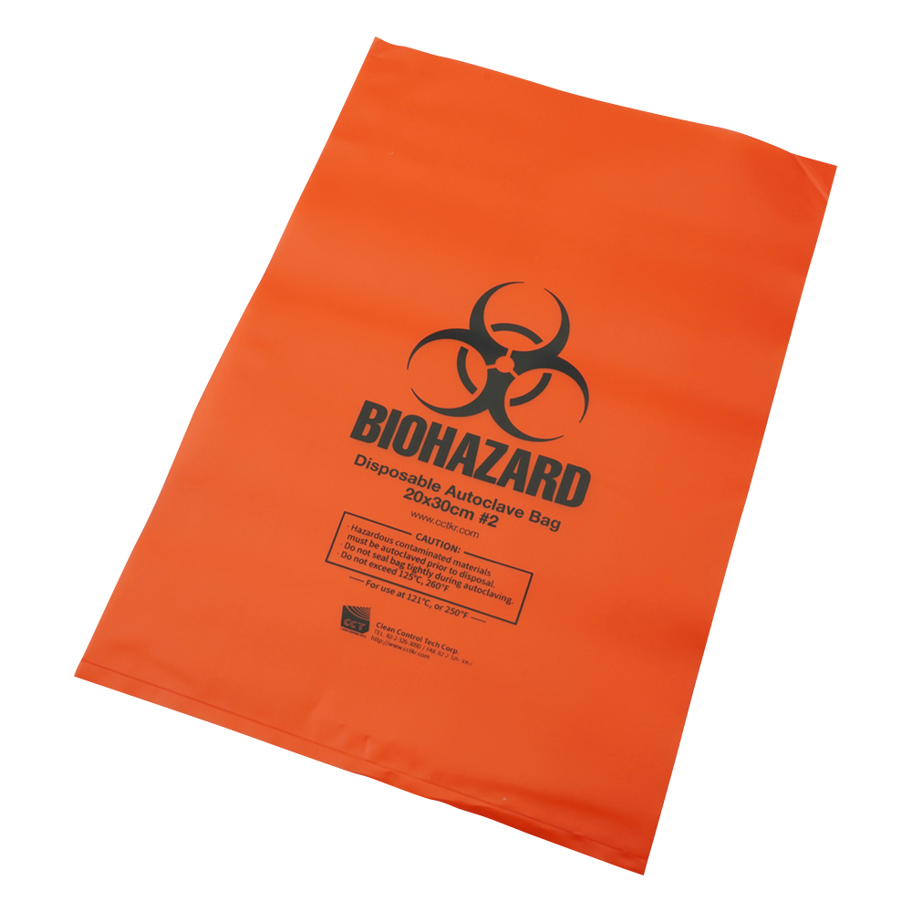 オートクレーブ用廃棄バッグ 200×300mm 200枚入 L-501-1