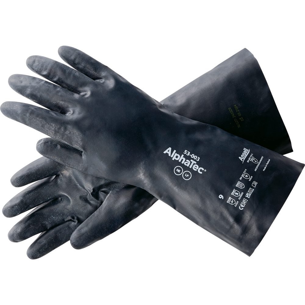 化学防護手袋 JIS T 8116：2005適合品（ネオプレン、ラミネートフィルム）裏地あり 53-003（L）