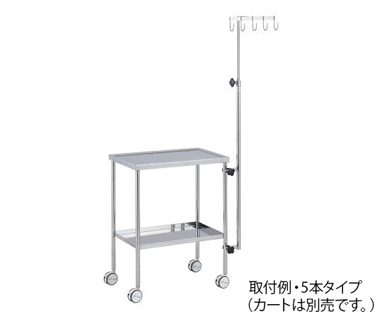 内視鏡処置具ハンガー（カートクランプタイプ） 3本タイプ