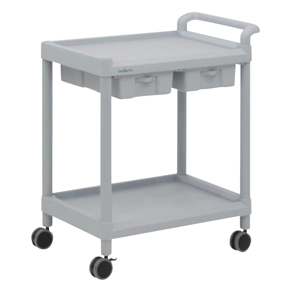 モバイルストレージカート(引出し付) 2段 705×444×830 MSO21C