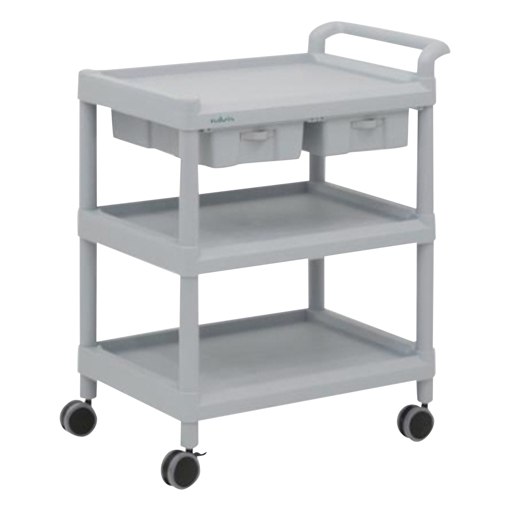 モバイルストレージカート(引出し付) 3段 705×444×855 MSO21D