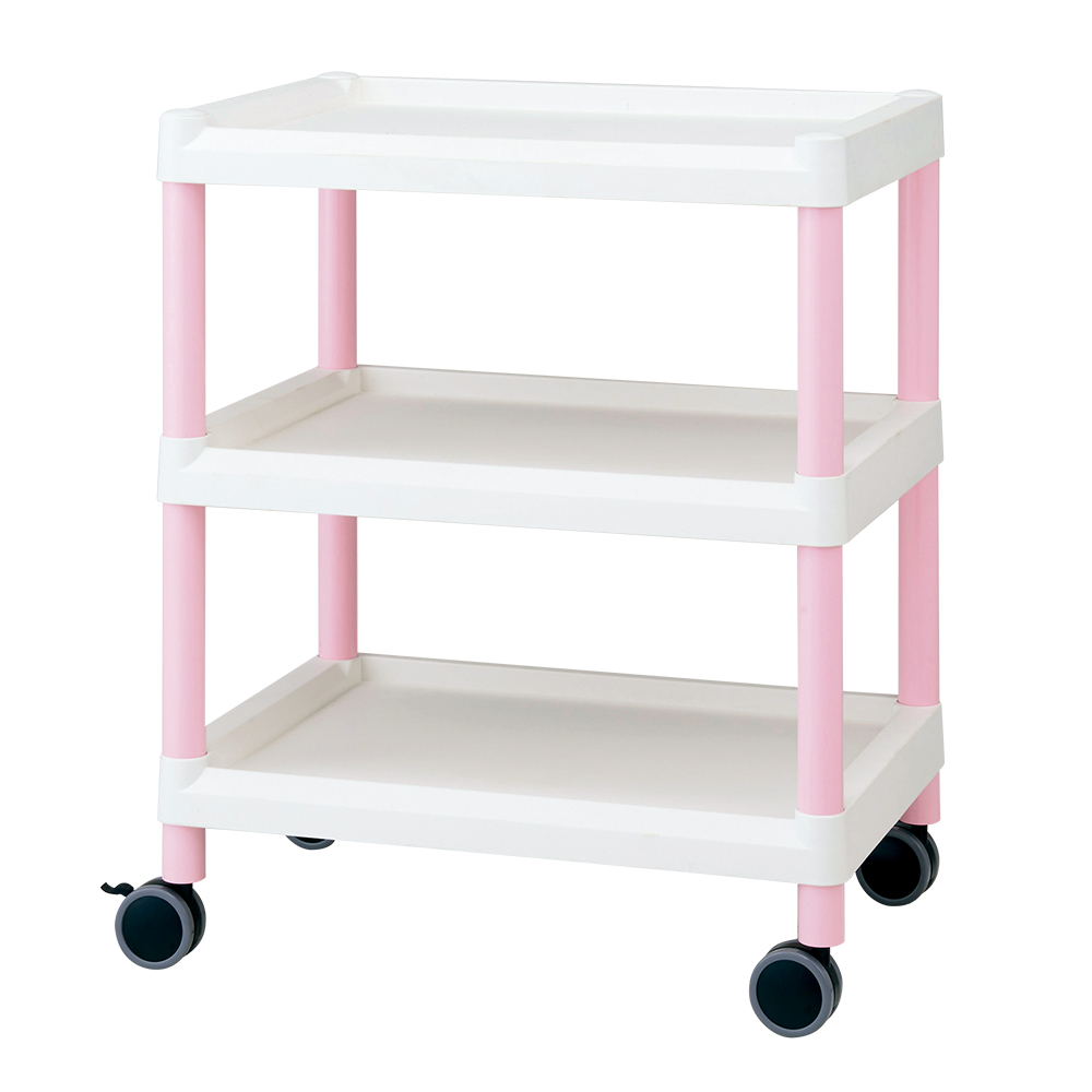 モバイルイージーカート 3段 645×444×785　ピンク ME21B