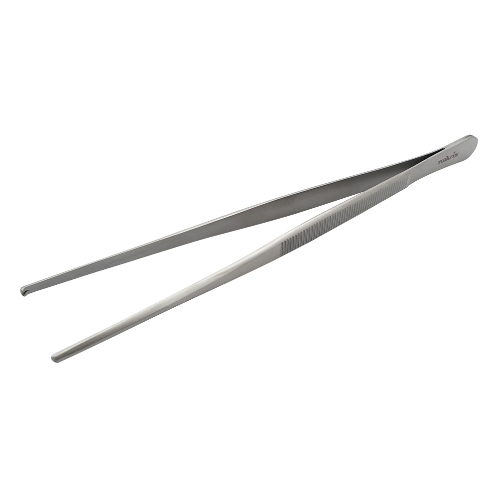 ピンセット（小波） 有鈎 230mm 246-81