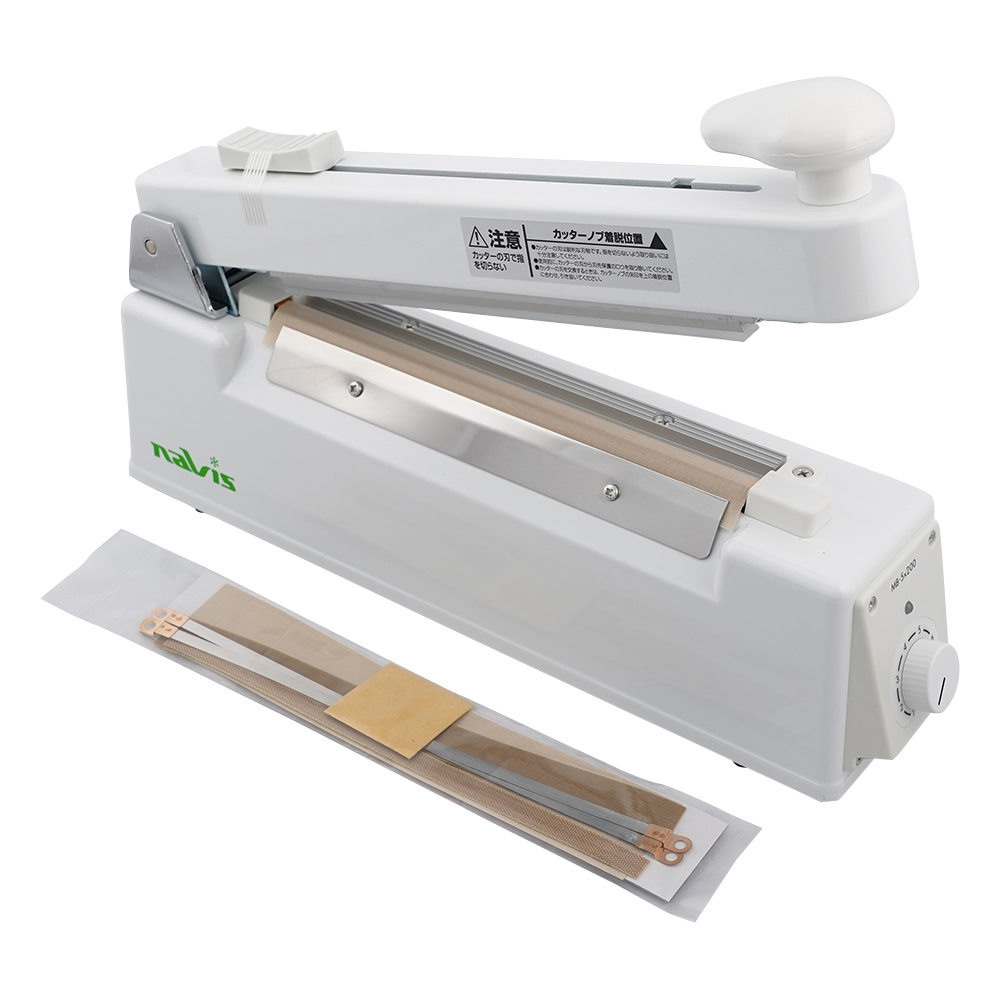 ナビス滅菌バッグ用ホワイトシーラー（カッター付） 5×200 MB-5×200