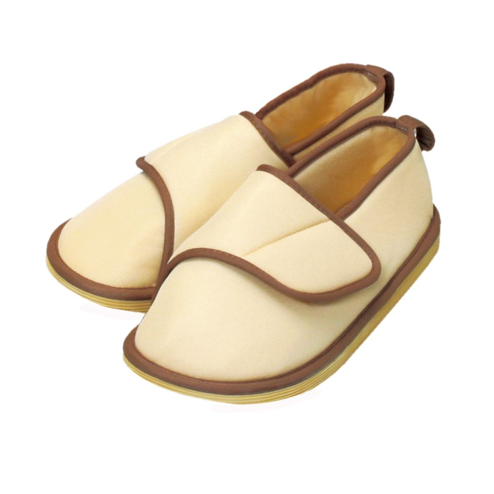 転倒予防シューズ つま先つき ベージュ M 091183