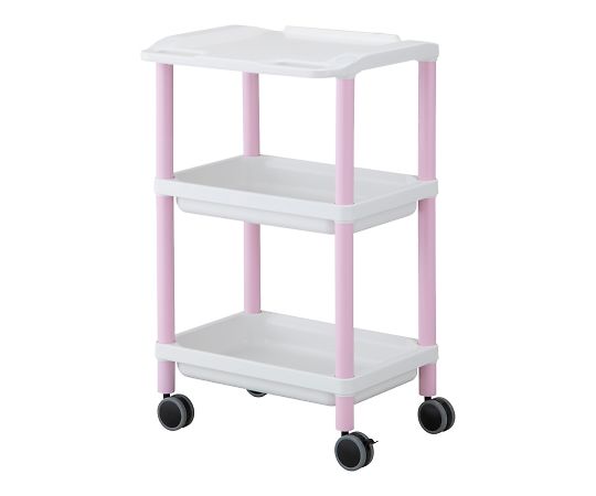 モバイルPCカート 532×445×880mm ピンク MPC180LP