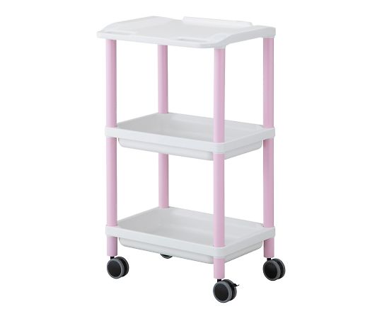 モバイルPCカート 532×445×950mm ピンク MPC180HP