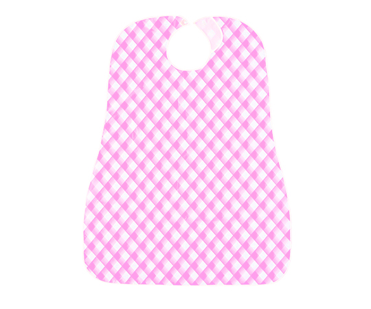 防水食事用エプロン バイアスピンク 100-22