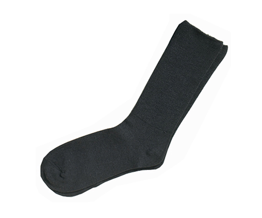 ふくらはぎ楽らくすべり止めソックス 紳士 秋冬用 ブラック 5907 ブラック